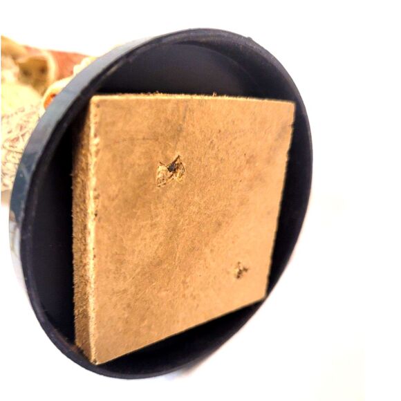 Vintage Chinese Doll Marked Taiwan 15" Silk Hanfu with Paper Fan - Picture 7 of 10